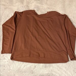 Avia Brown Long Sleeve Top
